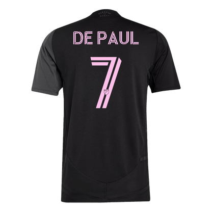 DE PAUL #7 Men's Inter Miami CF 2025 Player Version Away Soccer Jersey - Slim Fit