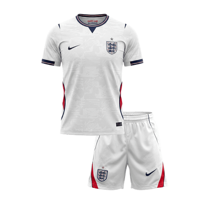 Kid's England World Cup 2026 Home Soccer Jersey Kit