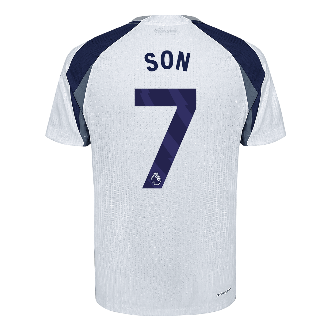 SON #7 Men's Tottenham Hotspur 2025/26 Player Version Home Soccer Jersey - Slim Fit