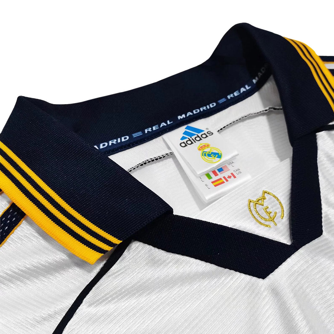 Retro RAUL #7 Men's Real Madrid 1999/00 Home Soccer Jersey