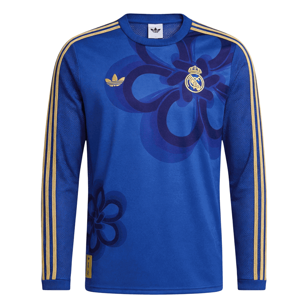 Men's Real Madrid 2025/26 Long Sleeve Soccer Jersey