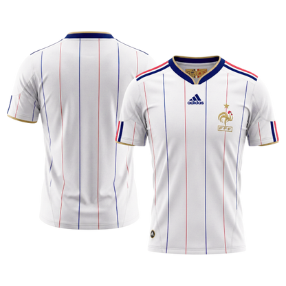 Retro Men's France 2010 Away Soccer Jersey