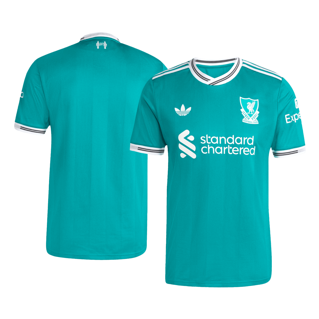 Men's Liverpool 2025/26 Player Version Third Away Soccer Jersey - Slim Fit