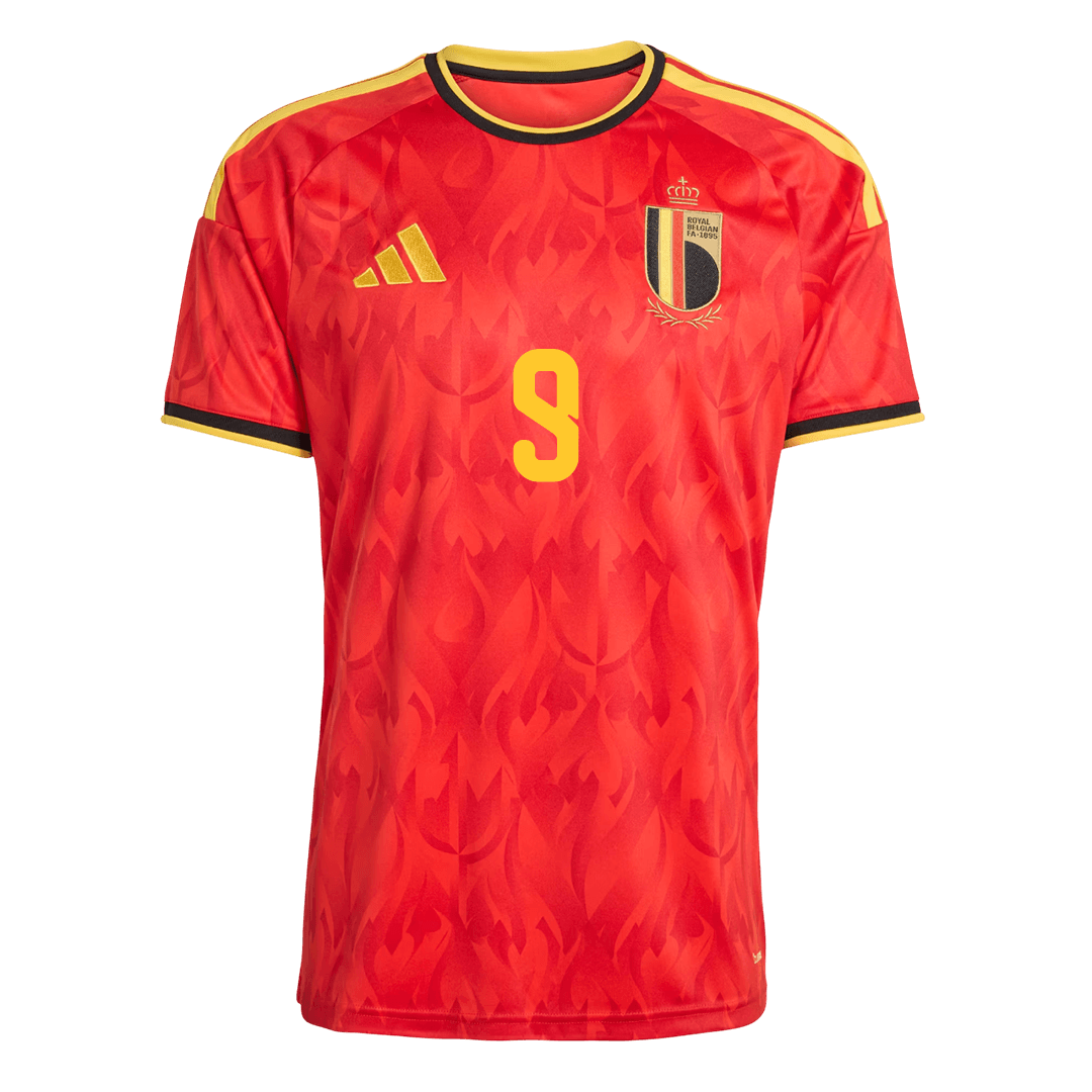 LUKAKU #9 Men's Belgium World Cup 2026 Home Soccer Jersey
