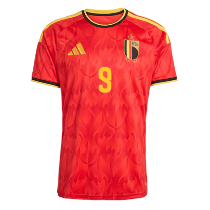 LUKAKU #9 Men's Belgium World Cup 2026 Home Soccer Jersey
