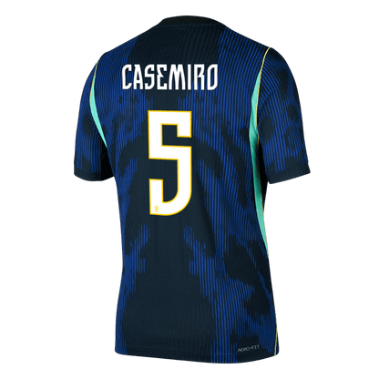 CASEMIRO #5 Men's Brazil World Cup 2026 Player Version Away Soccer Jersey - Slim Fit