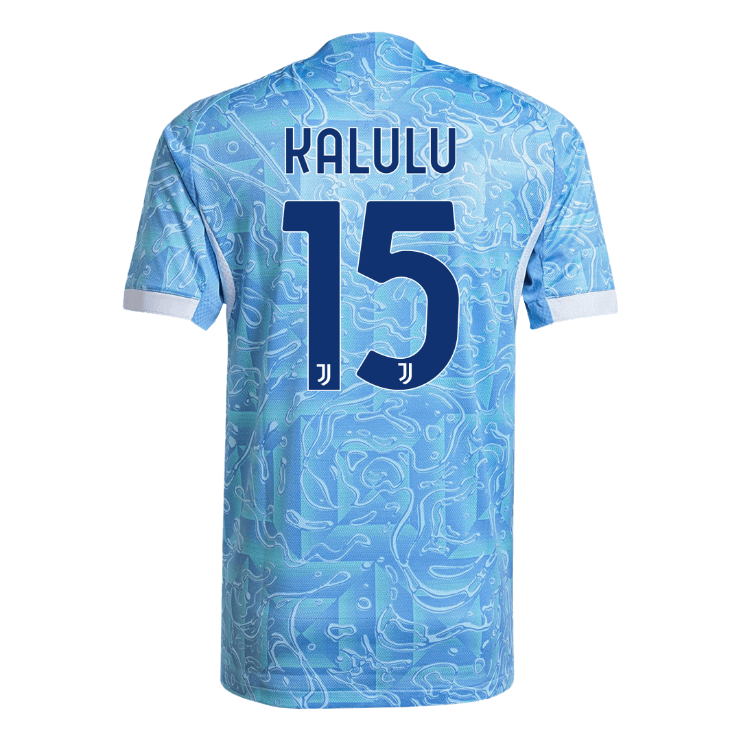 KALULU #15 Men's Juventus 2025/26 Player Version Away Soccer Jersey - Slim Fit