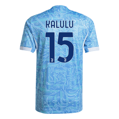 KALULU #15 Men's Juventus 2025/26 Player Version Away Soccer Jersey - Slim Fit
