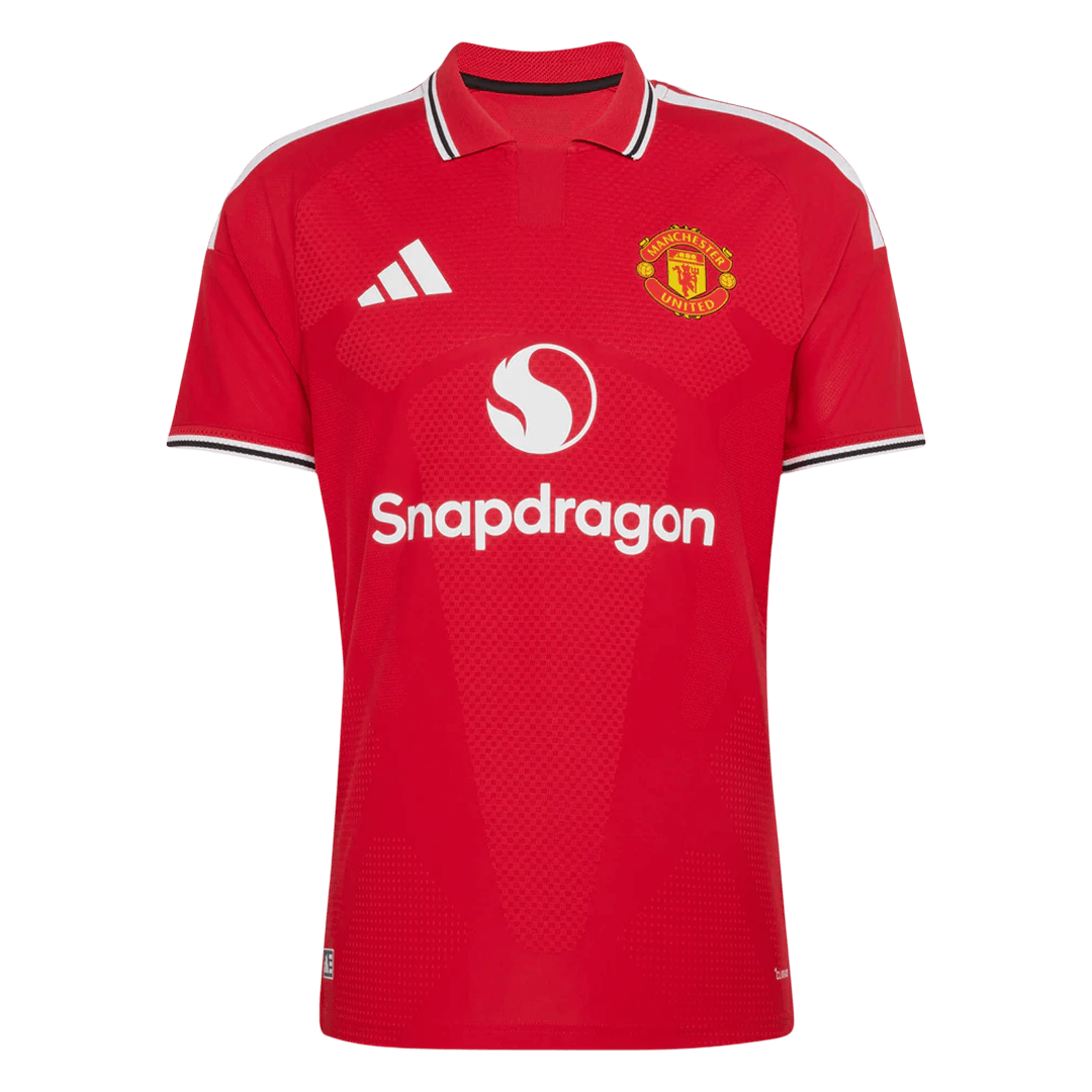 Men's Manchester United 2026/27 Player Version Home Soccer Jersey - Slim Fit