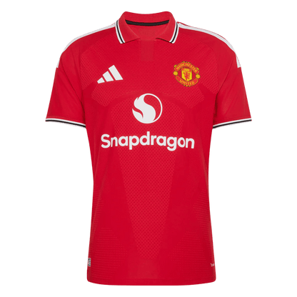 Men's Manchester United 2026/27 Player Version Home Soccer Jersey - Slim Fit