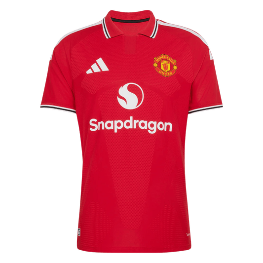 Men's Manchester United 2026/27 Player Version Home Soccer Jersey - Slim Fit