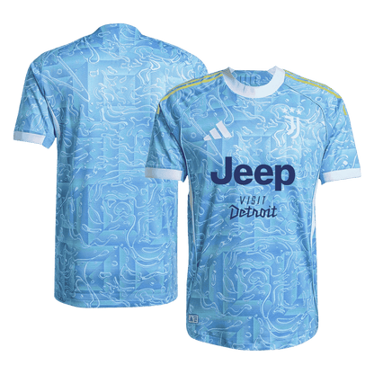 Men's Juventus 2025/26 Player Version Away Soccer Jersey - Slim Fit