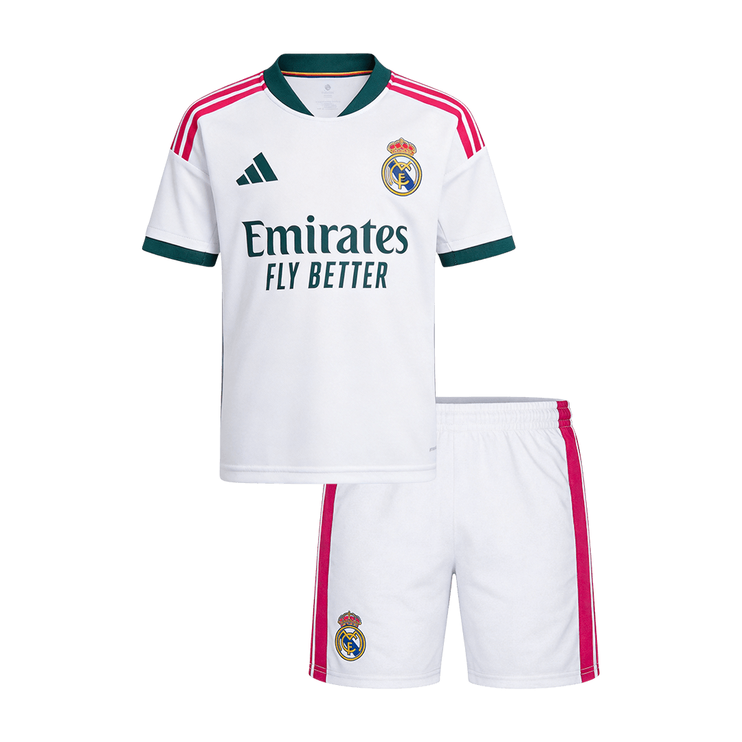 Kid's Real Madrid 2026/27 Home Soccer Jersey Kit