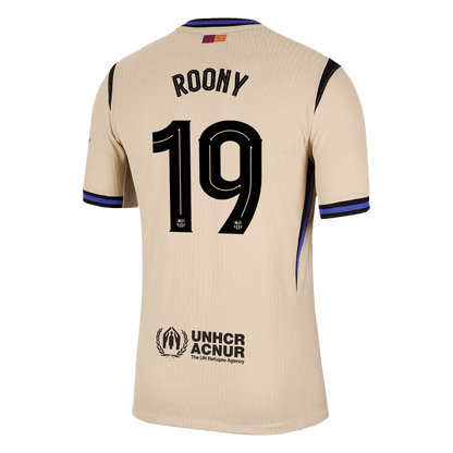 ROONY #19 Men's Barcelona UCL 2025/26 Player Version Away Soccer Jersey - Slim Fit