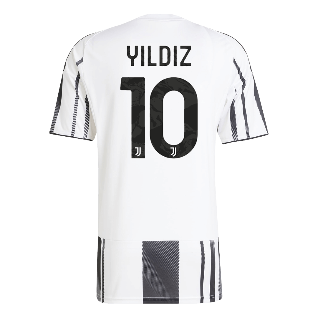 YILDIZ #10 Men's Juventus 2025/26 Home Soccer Jersey