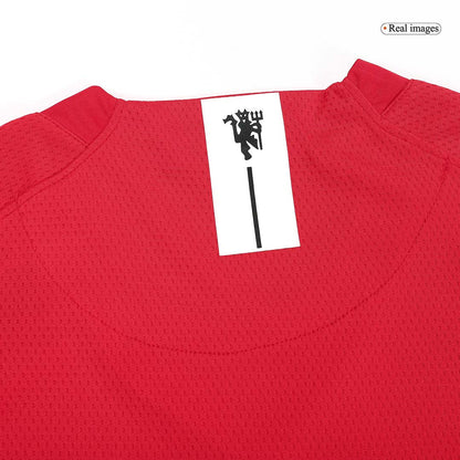 Retro SCHOLES #18 Men's Manchester United UCL Final 2007/08 Home Soccer Jersey