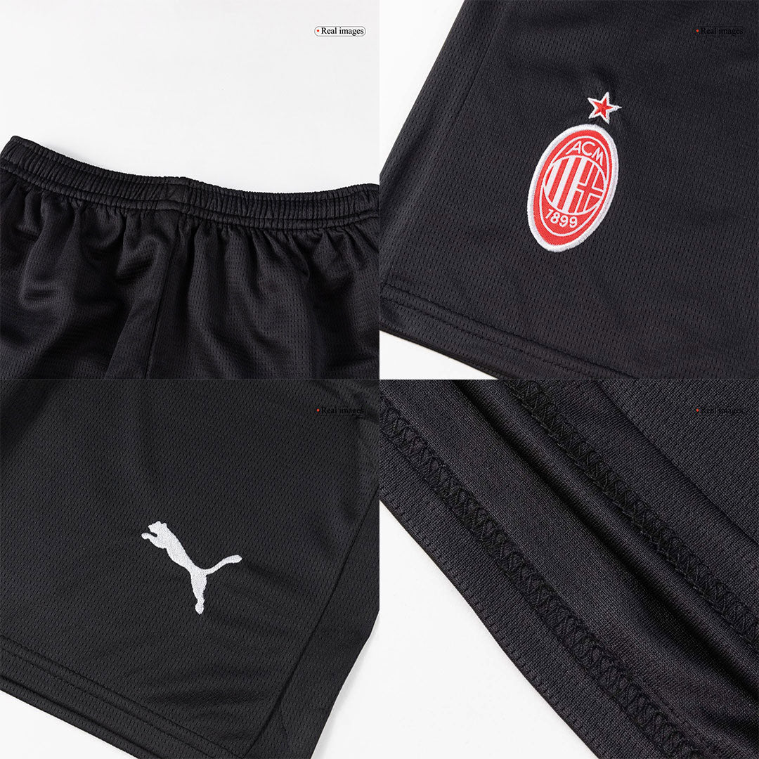 Kid's AC Milan 2025/26 Home Soccer Jersey Kit