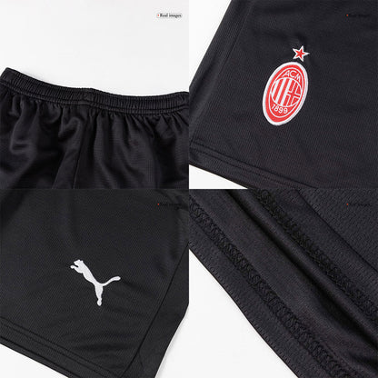 Kid's AC Milan 2025/26 Home Soccer Jersey Kit