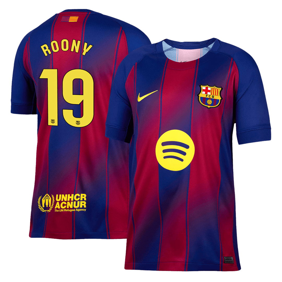 ROONY #19 Men's Barcelona 2025/26 Home Soccer Jersey [PREMIUM]