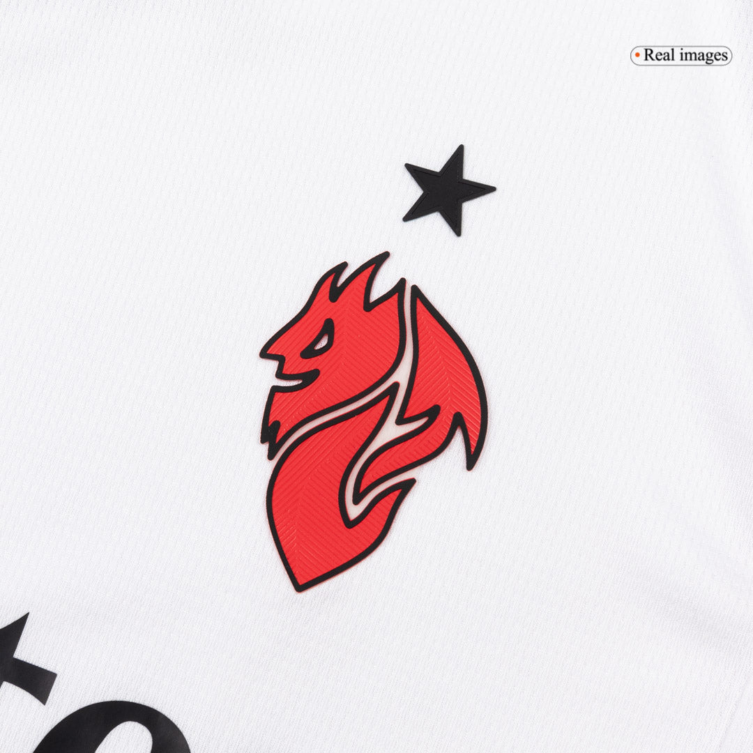 Men's AC Milan 2025/26 Away Long Sleeve Soccer Jersey