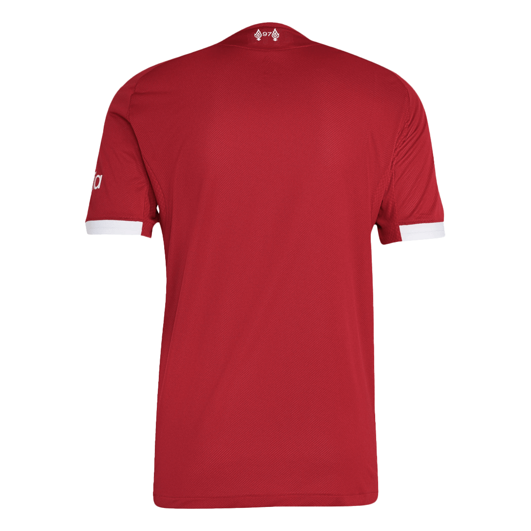 Men's Liverpool 2025/26 Player Version Home Soccer Jersey - Slim Fit