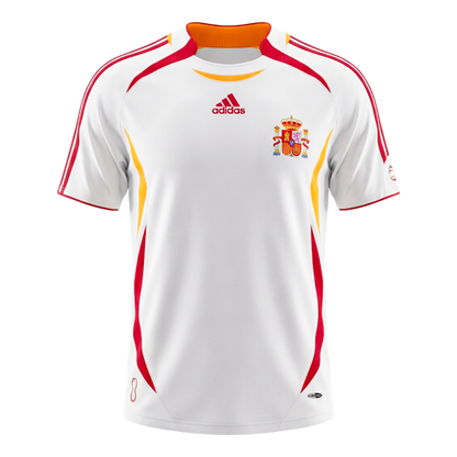Retro Men's Spain 2006 Away Soccer Jersey