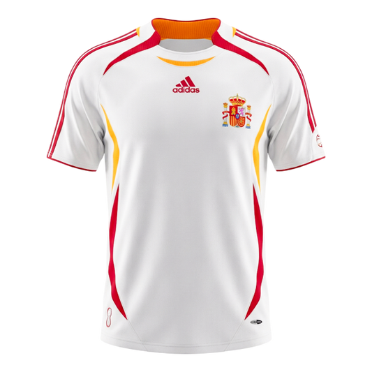 Retro Men's Spain 2006 Away Soccer Jersey