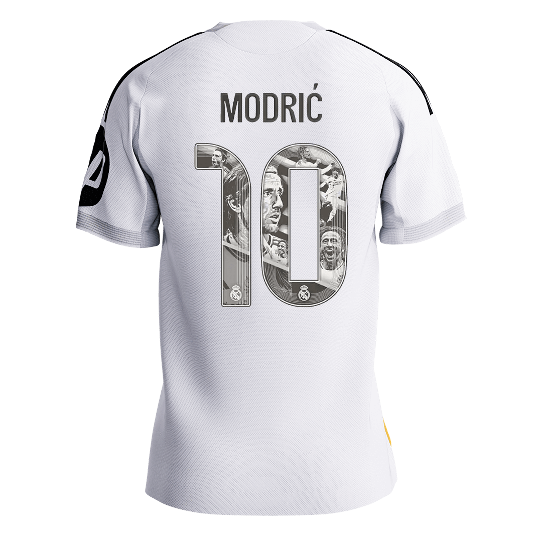 MODRIĆ Special #10 Men's Real Madrid 2025/26 Player Version Home Soccer Jersey - Slim Fit [PREMIUM]