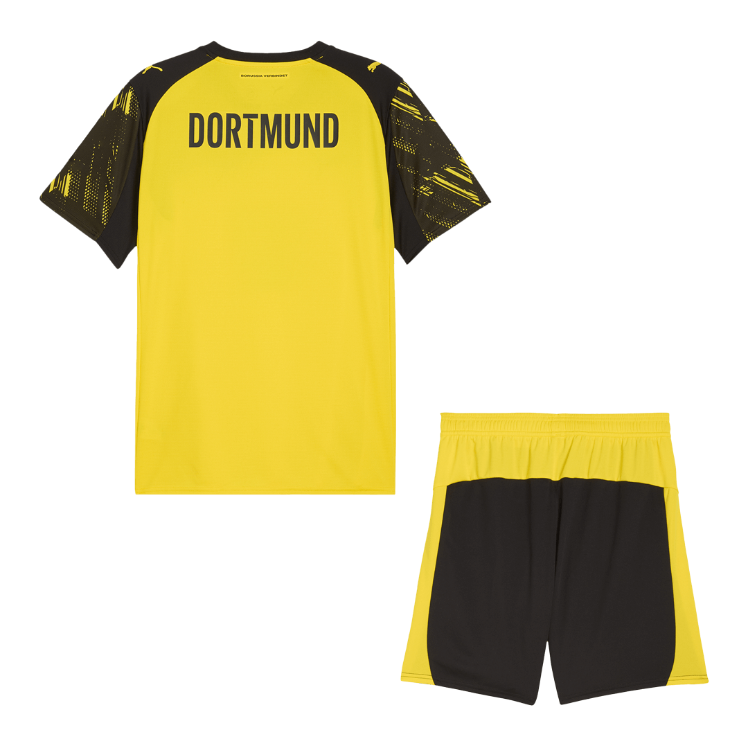 Men's Borussia Dortmund 2025/26 Home Soccer Jersey Kit
