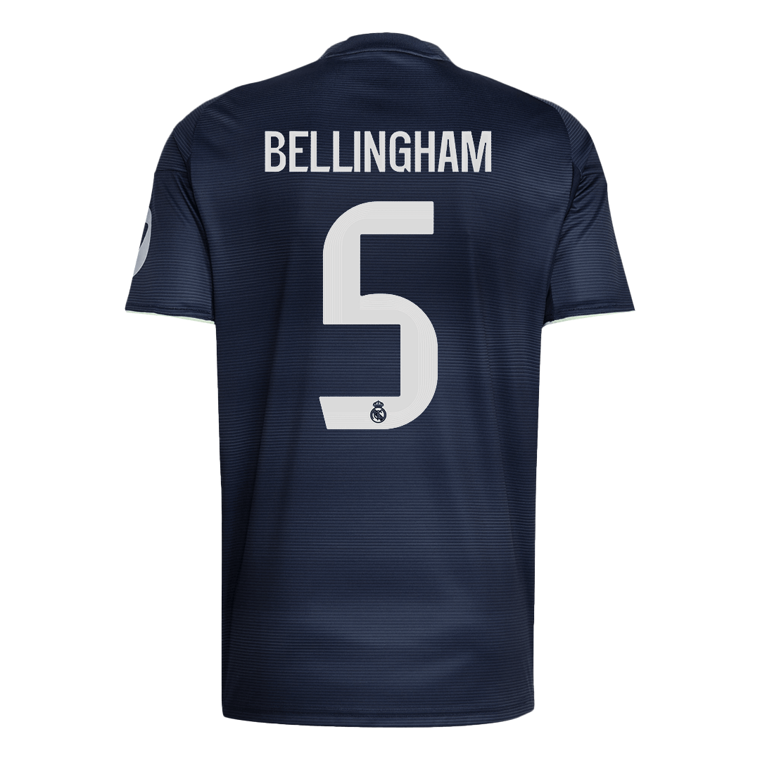 BELLINGHAM #5 Men's Real Madrid 2025/26 Away Soccer Jersey [PREMIUM]