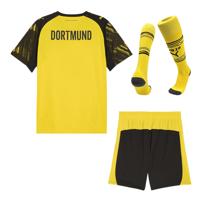 Men's Borussia Dortmund 2025/26 Home Soccer Jersey Full Kit