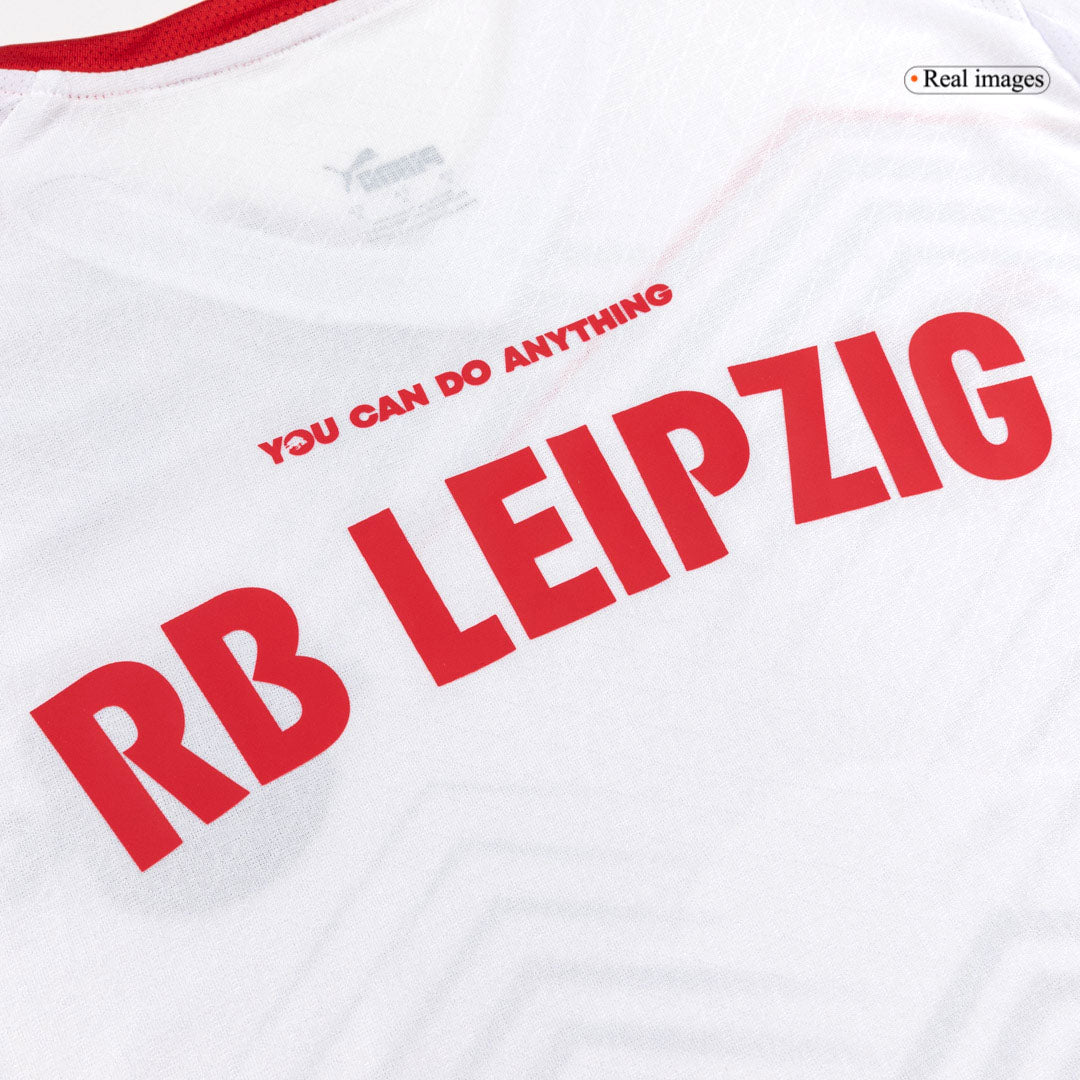 Men's RB Leipzig 2025/26 Player Version Home Soccer Jersey - Slim Fit