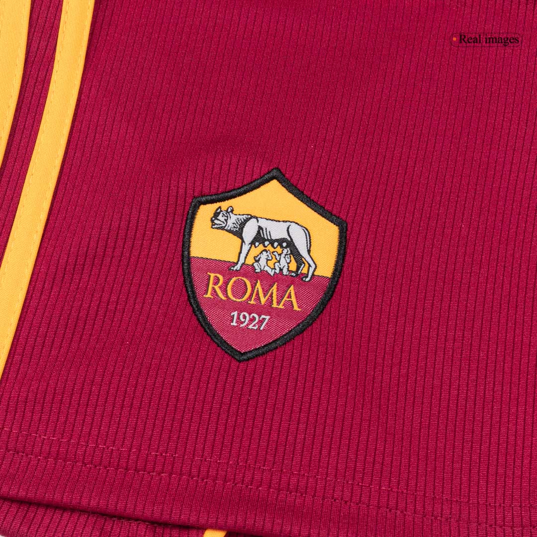 Kid's Roma 2025/26 Home Soccer Jersey Kit