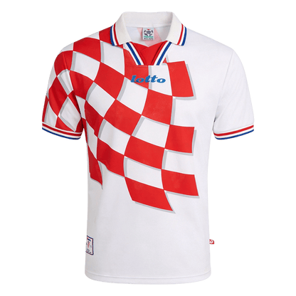 Retro Men's Croatia World Cup 1998 Home Soccer Jersey