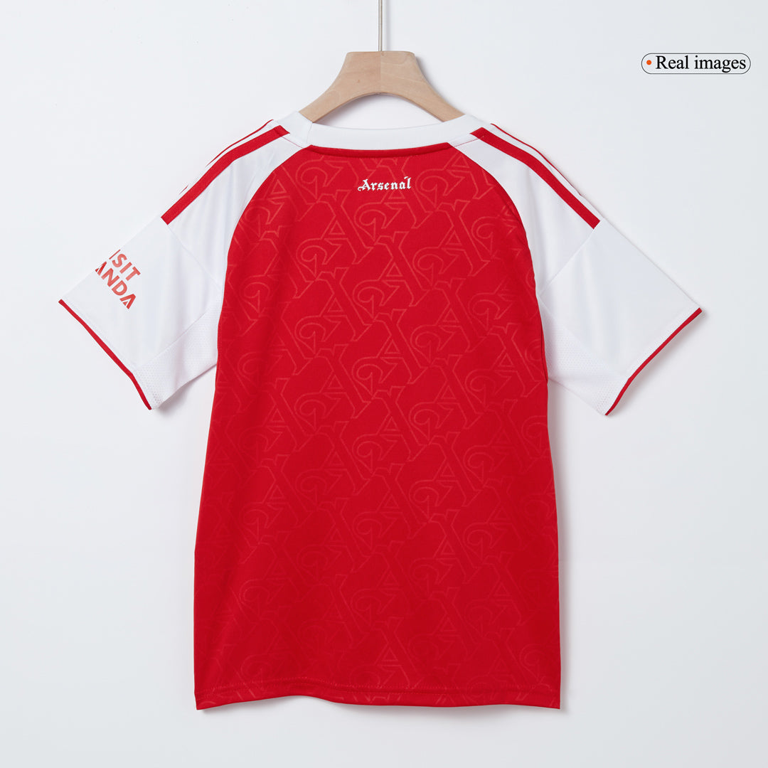 Kid's Arsenal 2025/26 Home Soccer Jersey Kit