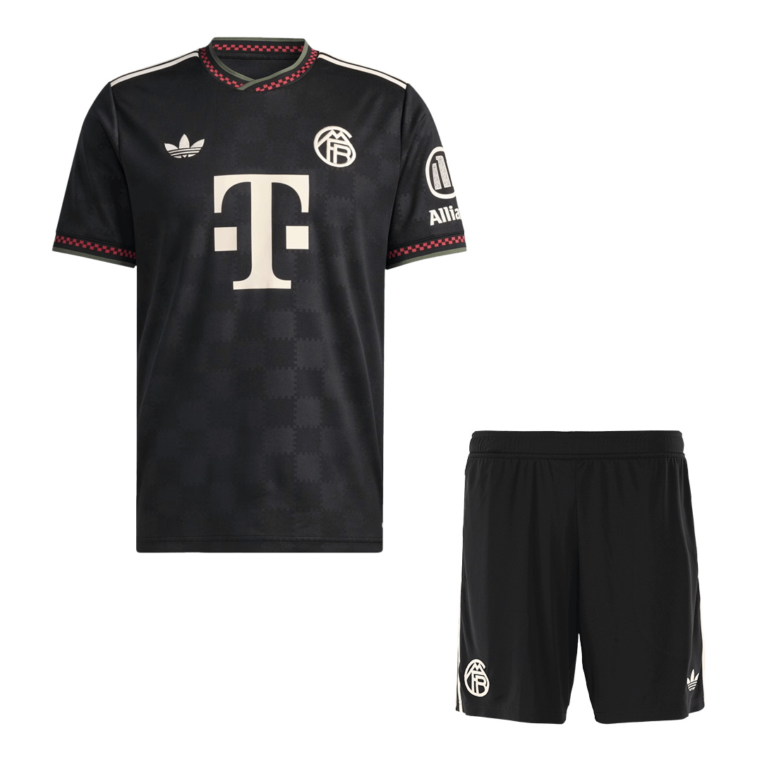 Men's Bayern Munich 2025/26 Third Away Soccer Jersey Kit