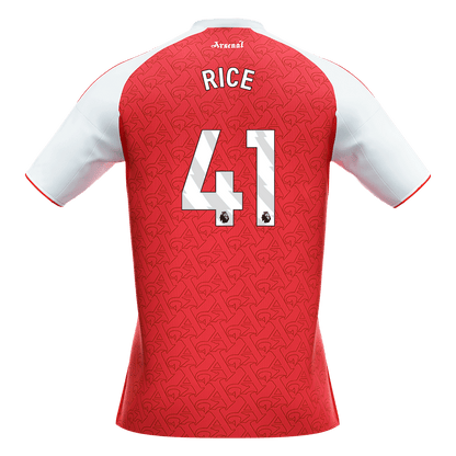 RICE #41 Men's Arsenal 2025/26 Home Soccer Jersey [PREMIUM]
