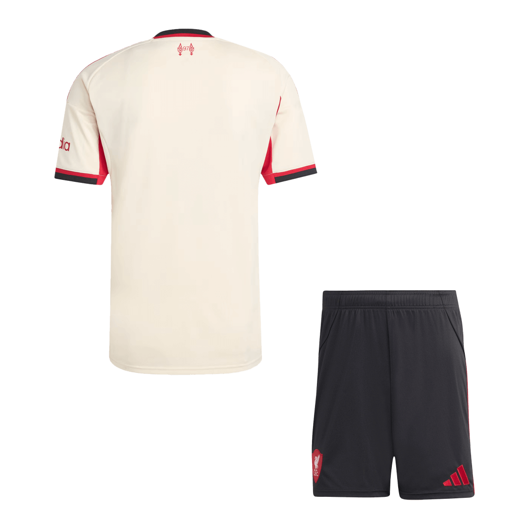 Men's Liverpool 2025/26 Away Soccer Jersey Kit