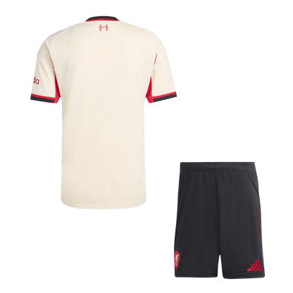 Men's Liverpool 2025/26 Away Soccer Jersey Kit