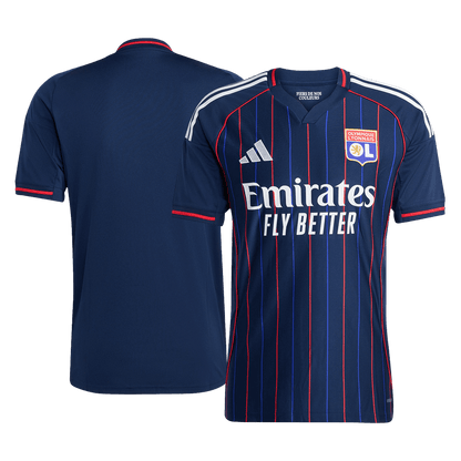 Men's Olympique Lyonnais 2025/26 Away Soccer Jersey