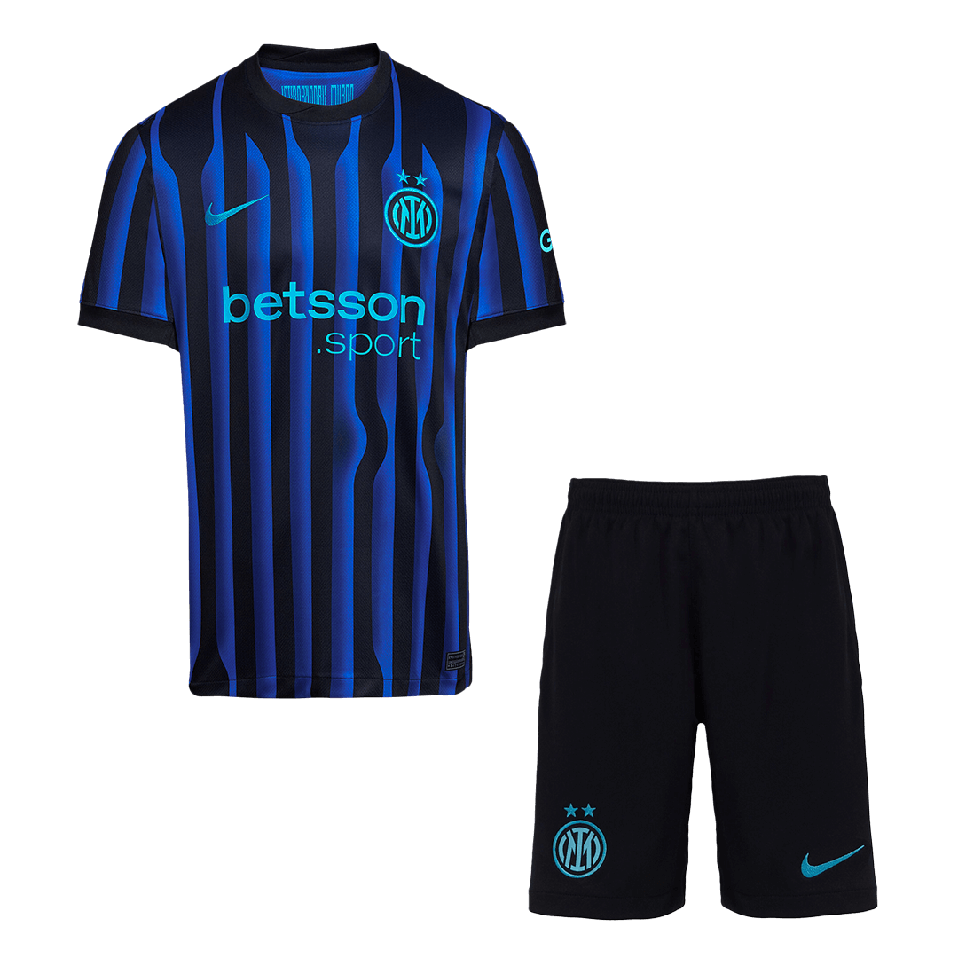 Men's Inter Milan 2025/26 Home Soccer Jersey Kit