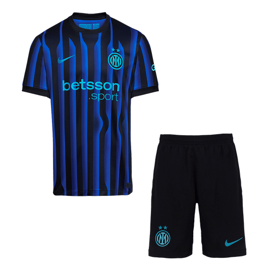 Men's Inter Milan 2025/26 Home Soccer Jersey Kit