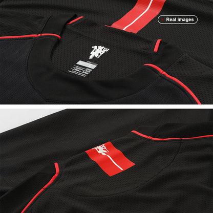 Retro SCHOLES #18 Men's Manchester United 2007/08 Away Soccer Jersey