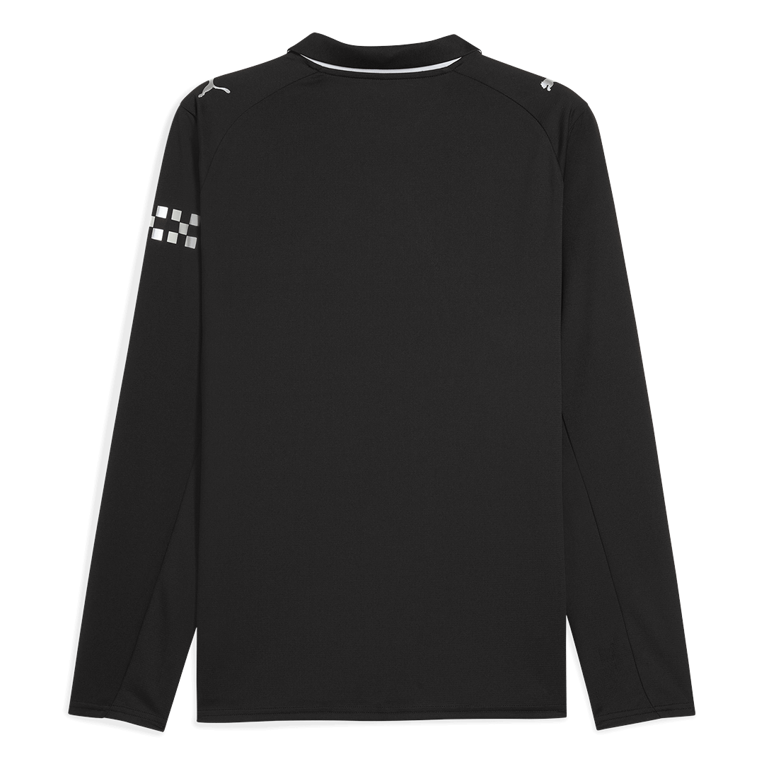 Men's Manchester City 2025/26 Away Long Sleeve Soccer Jersey