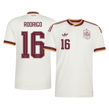 RODRIGO #16 Men's Spain World Cup 2026 Away Soccer Jersey