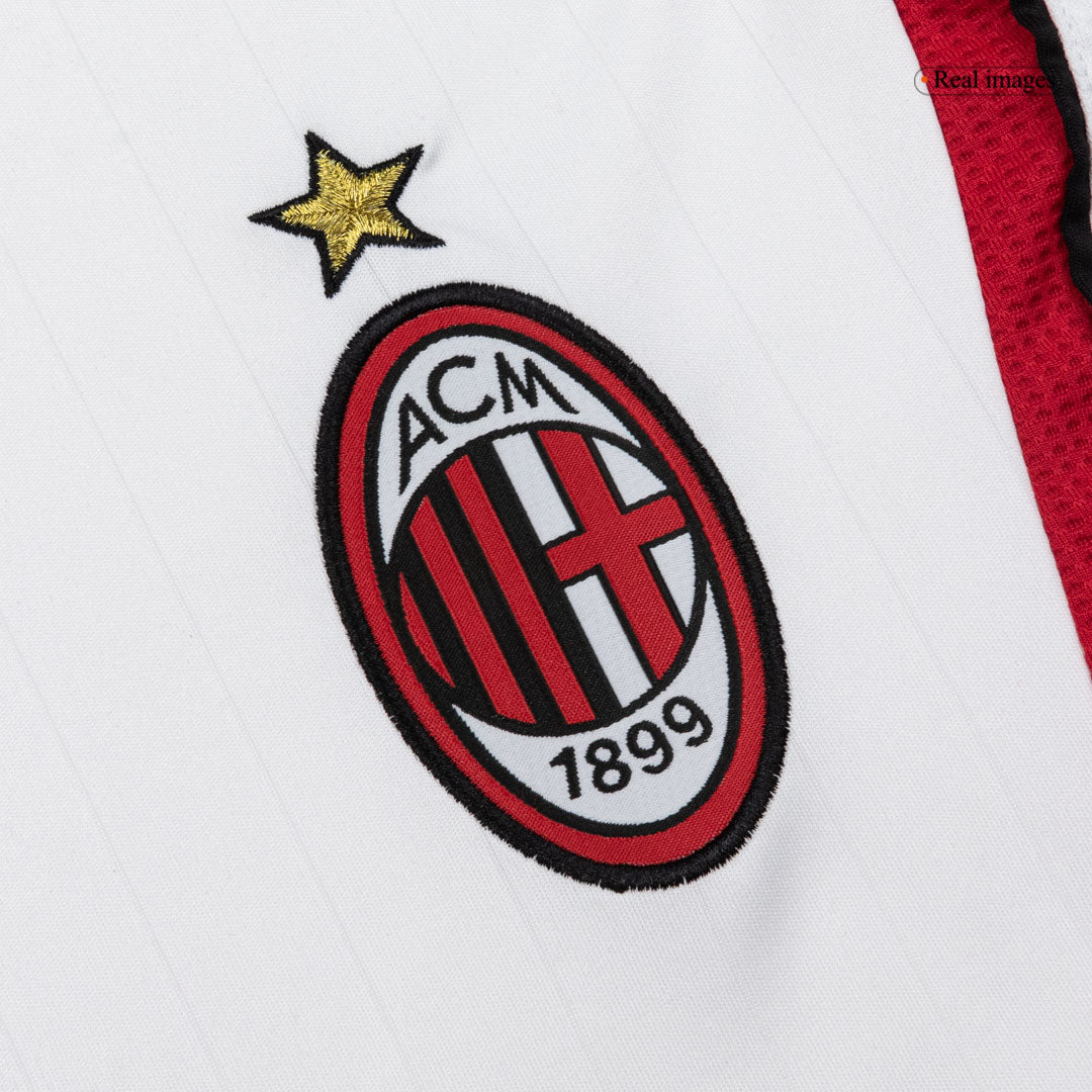 Retro Men's AC Milan 2006/07 Away Long Sleeve Soccer Jersey