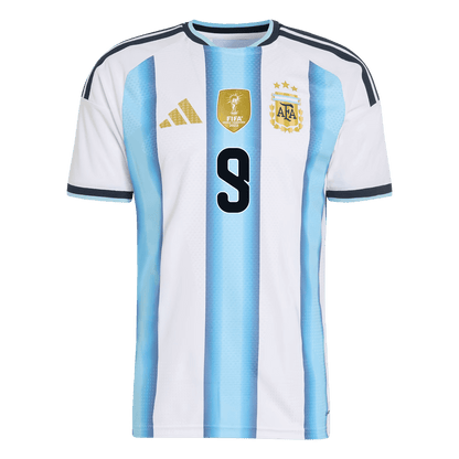 J.ÁLVAREZ #9 Men's Argentina World Cup 2026 Player Version Home Soccer Jersey - Slim Fit