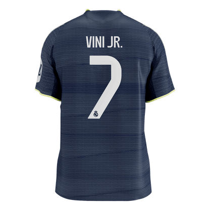 VINI JR. #7 Men's Real Madrid 2025/26 Player Version Away Soccer Jersey - Slim Fit [PREMIUM]