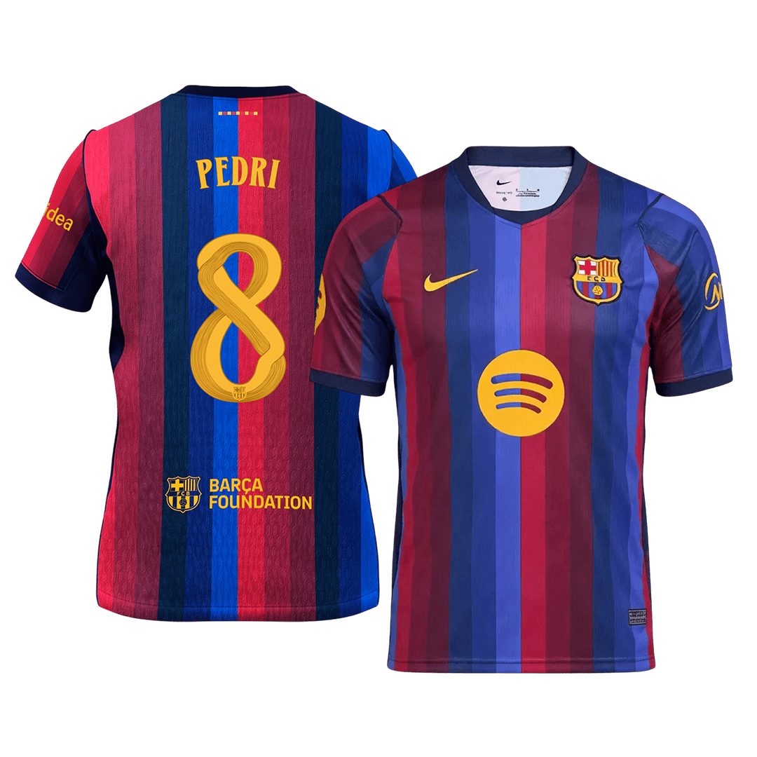 PEDRI #8 Men's Barcelona 2026/27 Home Soccer Jersey