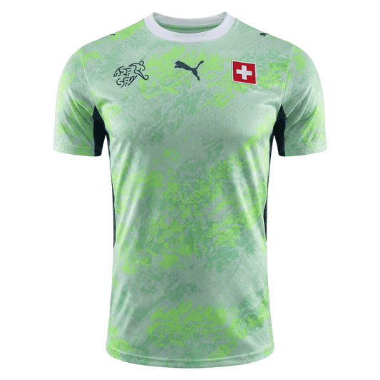 Men's Switzerland World Cup 2026 Player Version Away Soccer Jersey - Slim Fit
